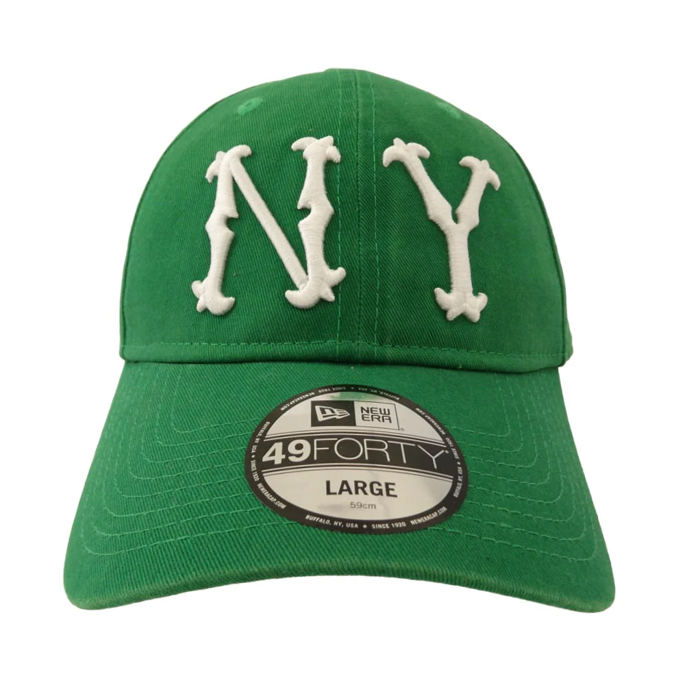 NEW ERA ニューエラ 9TWENTY NEW YORK HIGHLANDERS ニューヨーク ハイランダーズ ベースボール キャップ 帽子 グリーン系 ホワイト系 L【中古】 - Image 4