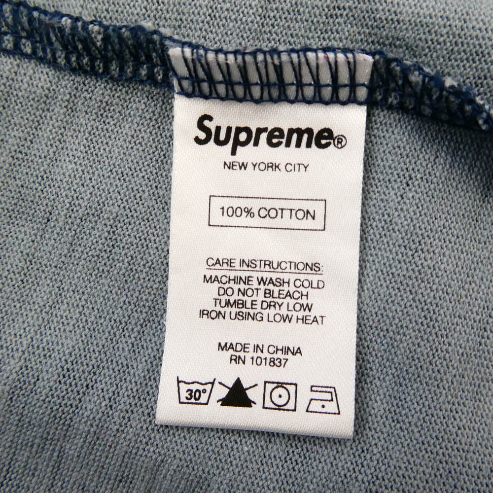 Supreme シュプリーム 19ss Pocket Tee Navy German Camo ポケット Tシャツ カモフラージュ系 L【中古】 - Image 5