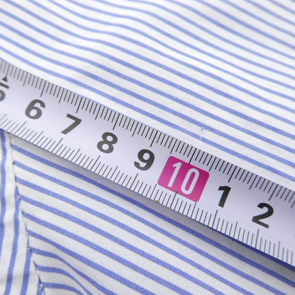 Supreme シュプリーム striped shirt ストライプ 長袖 シャツ ホワイト系 ブルー系 L【中古】 - Image 6