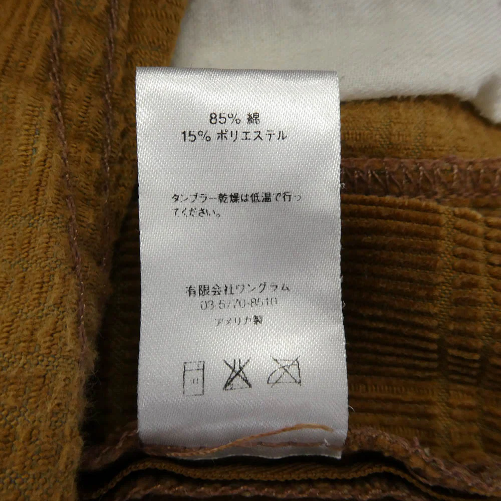 Supreme シュプリーム CORDUROY PANT コーデュロイ 5ポケット パンツ イエローブラウン系 32【中古】 - Image 6