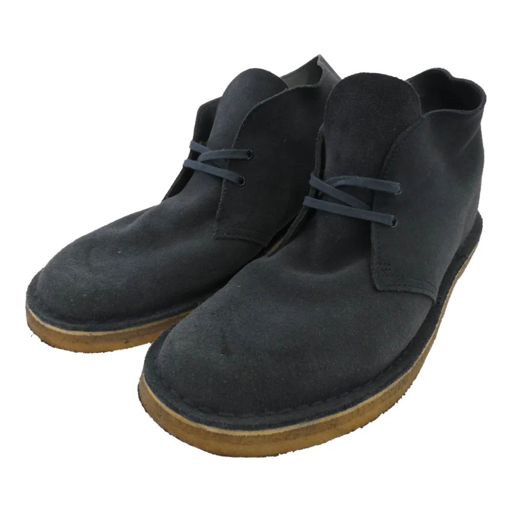 Clarks クラークス 21621 Desert Boot スエード デザート ブーツ グレー系 US9【中古】