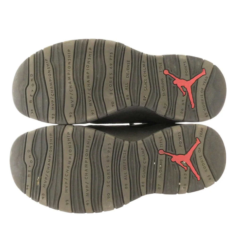 NIKE AIR JORDAN ナイキ ジョーダン 310805-002 Air Jordan 10 Dark Shadow エアジョーダン 10 ダークシャドウ スニーカー カーキ系 ブラック系 28cm【中古】 - Image 6
