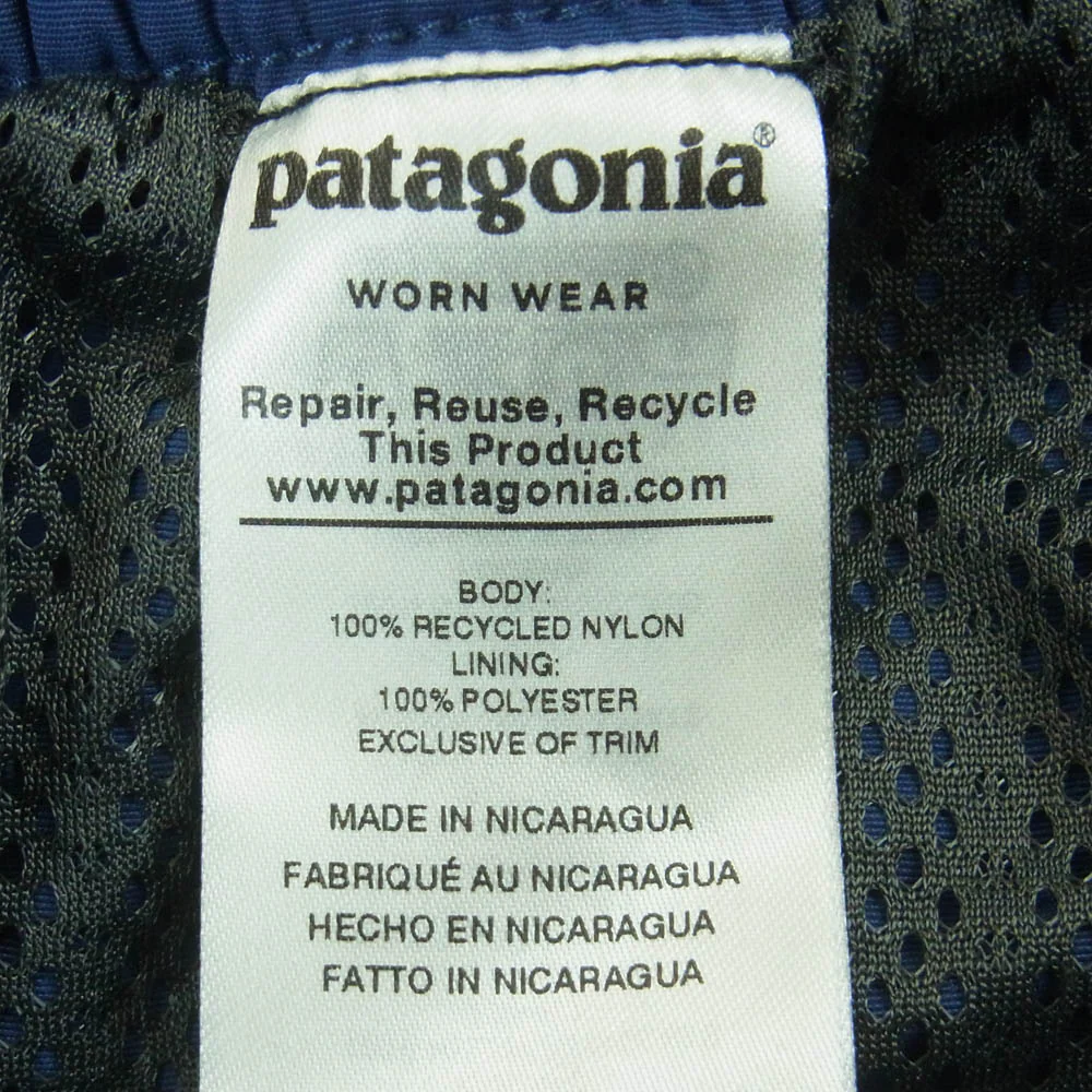 patagonia パタゴニア 19SS 57021 Baggies Short 5inch バギーズ ショーツ 5インチ ハーフ パンツ ブルー系 S【中古】 - Image 4
