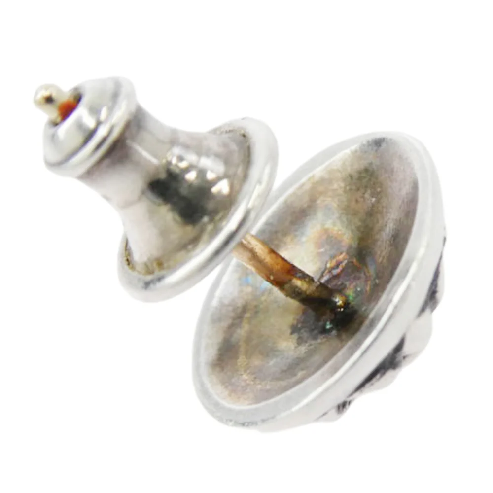 CHROME HEARTS クロムハーツ(原本無) STUD CRSBLL クロスボール スタッド ピアス シルバー系【中古】 - Image 3