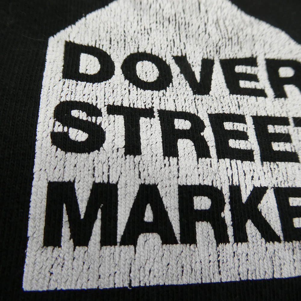 CHROME HEARTS クロムハーツ(原本無) ZI-T002 Dover Street Market ドーバーストリートマーケット ホースシューロゴ 半袖 Tシャツ ブラック系 L【中古】 - Image 7