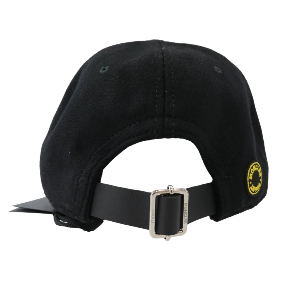 MONCLER モンクレール I209U3B00005 BASEBALL ウール ベースボール キャップ 帽子 ブラック系 UNI【極上美品】【中古】 - Image 3
