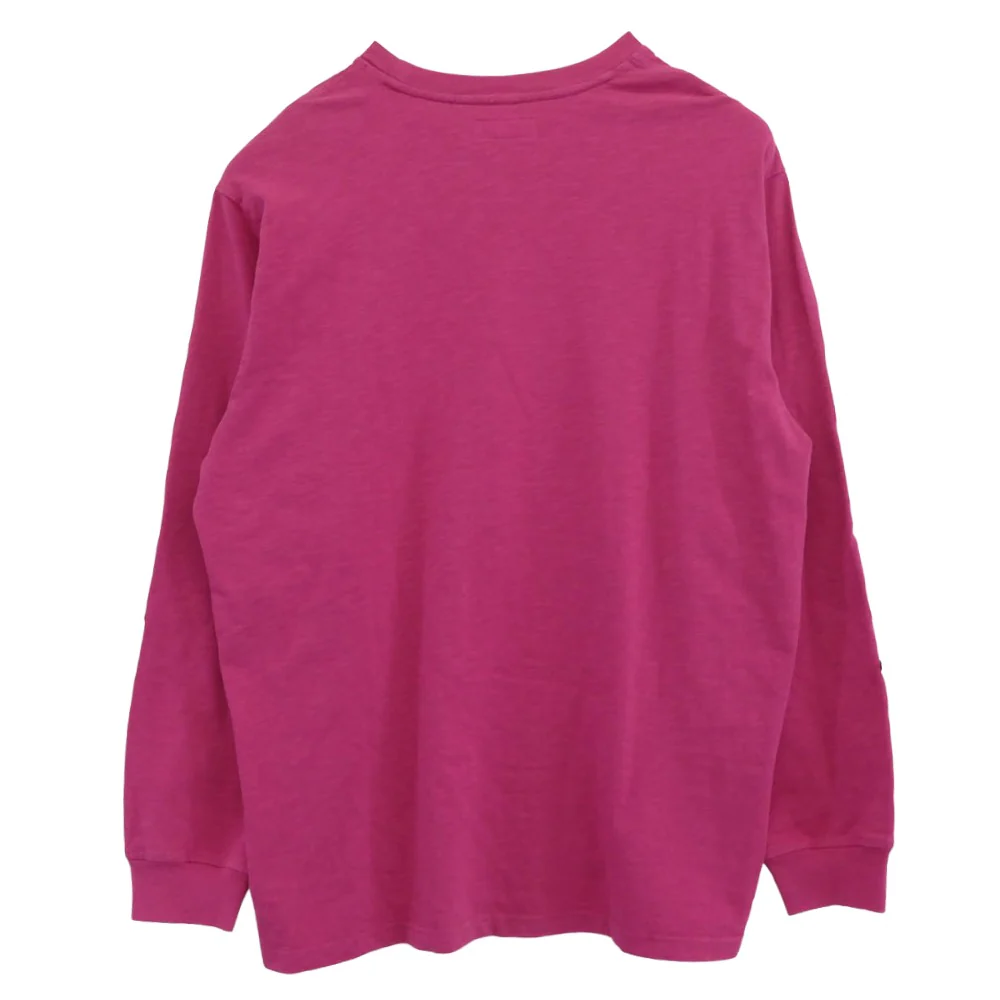 Supreme シュプリーム 24AW Old English L/S Top Pink オールド イングリッシュ ロゴ 長袖 カットソー Tシャツ ピンク系 XL【中古】 - Image 2