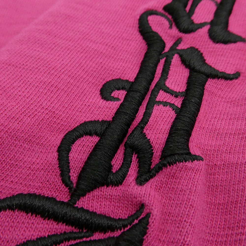 Supreme シュプリーム 24AW Old English L/S Top Pink オールド イングリッシュ ロゴ 長袖 カットソー Tシャツ ピンク系 XL【中古】 - Image 7