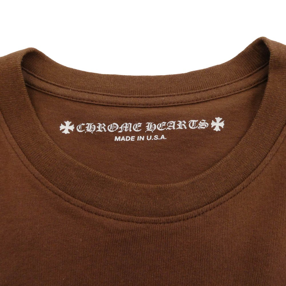 CHROME HEARTS クロムハーツ（原本無） MATTY BOY PPO STRUCTURE L/S TEE マッティボーイ ロンT ロングスリーブ Tシャツ 長袖 カットソー ブラウン系 XL【中古】 - Image 3