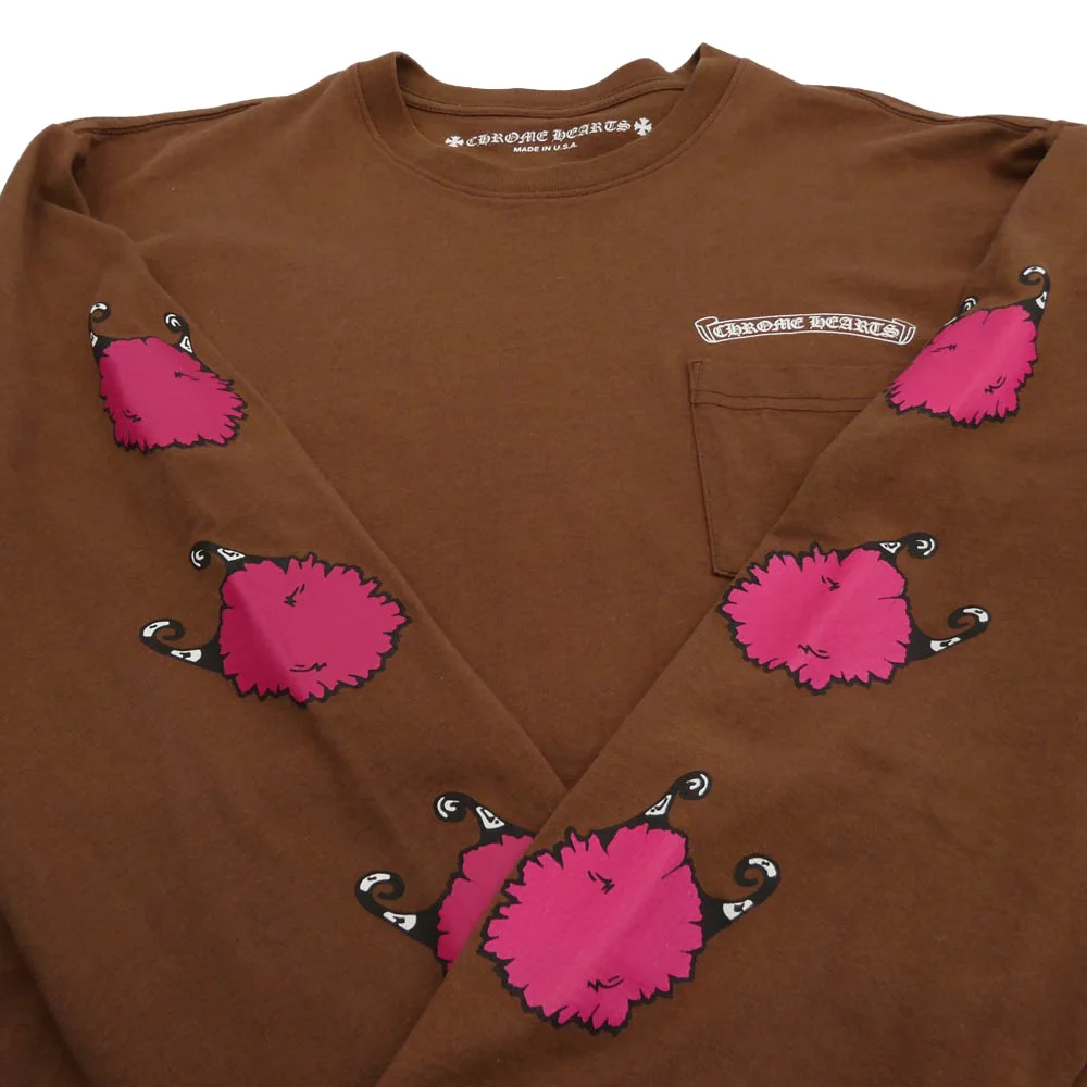 CHROME HEARTS クロムハーツ（原本無） MATTY BOY PPO STRUCTURE L/S TEE マッティボーイ ロンT ロングスリーブ Tシャツ 長袖 カットソー ブラウン系 XL【中古】 - Image 7