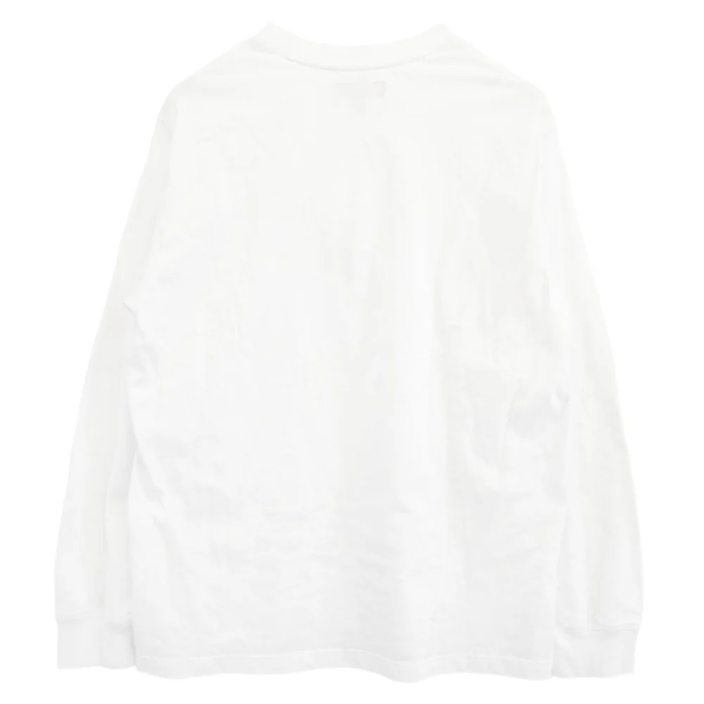 Supreme シュプリーム 24AW Small Box Logo L/S Tee スモールボックス ロゴ クルーネック 長袖 カットソー Tシャツ ホワイト系 M【中古】 - Image 2