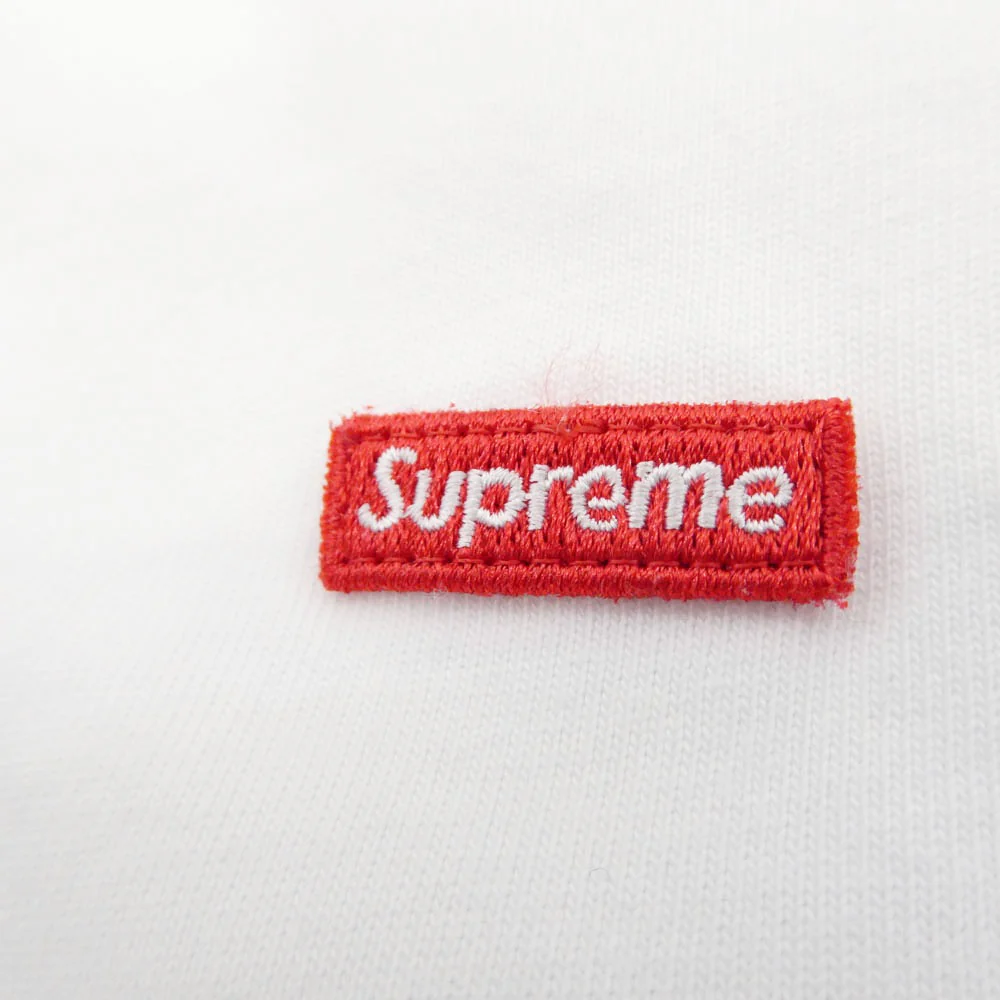 Supreme シュプリーム 24AW Small Box Logo L/S Tee スモールボックス ロゴ クルーネック 長袖 カットソー Tシャツ ホワイト系 M【中古】 - Image 6
