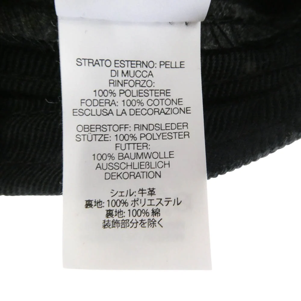 Supreme シュプリーム 25AW New York Leather 6-Panel ニューヨーク レザー 6パネル キャップ 帽子 ブラック系 ゴールド系【美品】【中古】 - Image 6