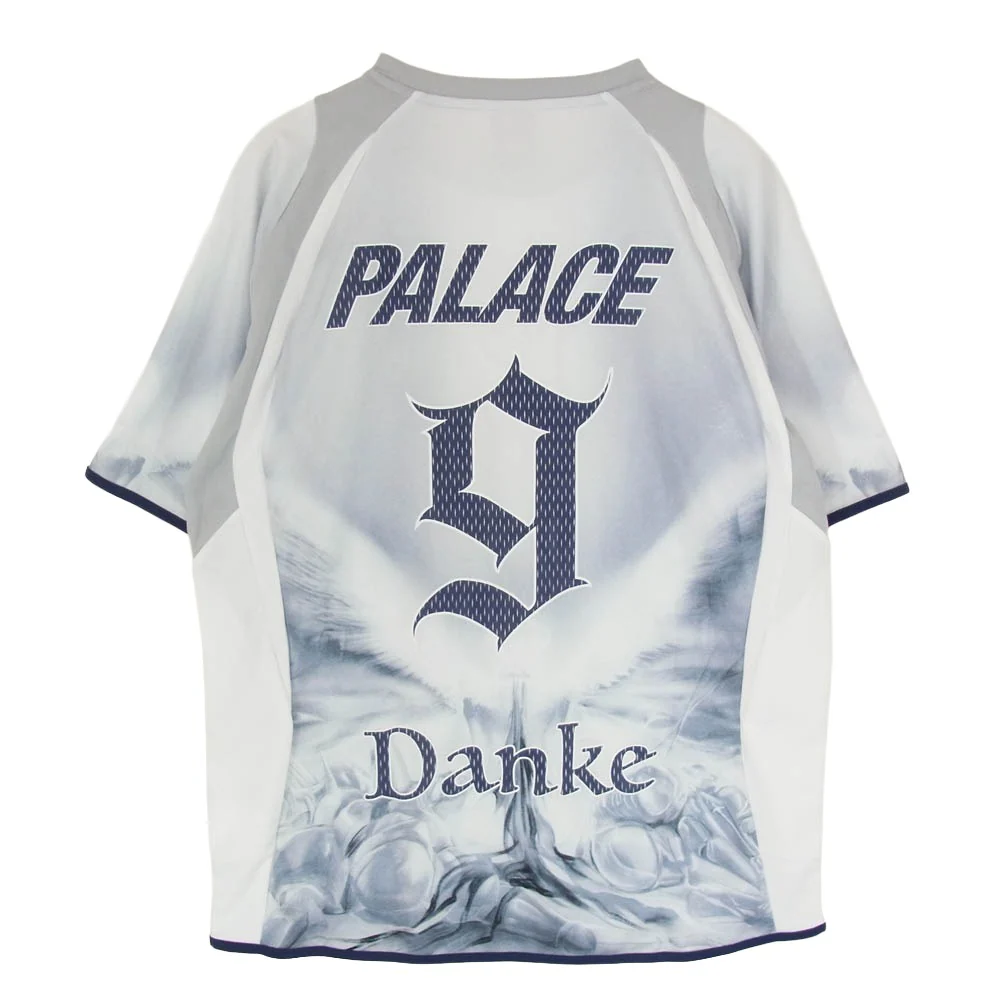 PALACE パレス 25AW Phantasy Jersey メッシュ 半袖 Tシャツ ネイビー系 M【美品】【中古】 - Image 2