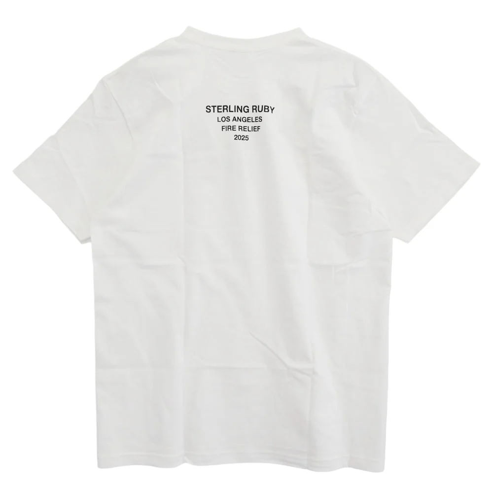 Supreme シュプリーム 25SS Los Angeles Fire Relief Box Logo Tee プリント Tシャツ ホワイト系 L【新古品】【未使用】【中古】 - Image 2