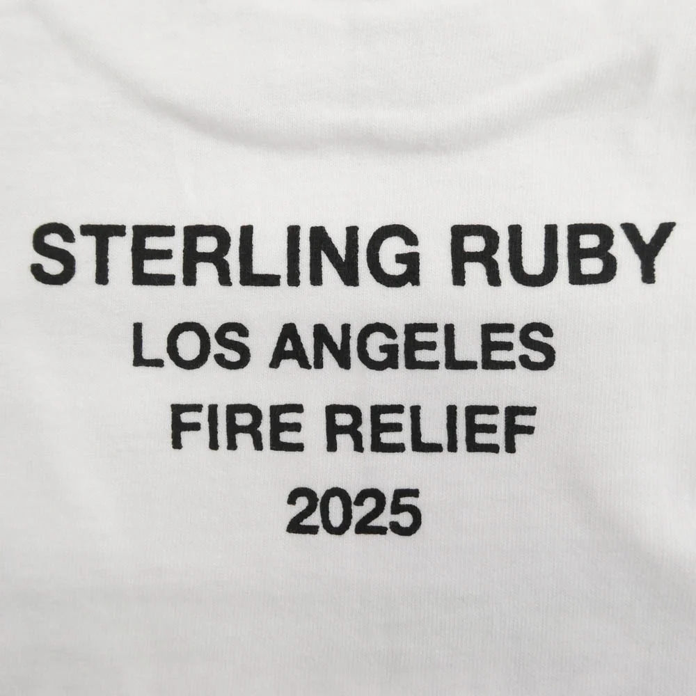 Supreme シュプリーム 25SS Los Angeles Fire Relief Box Logo Tee プリント Tシャツ ホワイト系 L【新古品】【未使用】【中古】 - Image 6