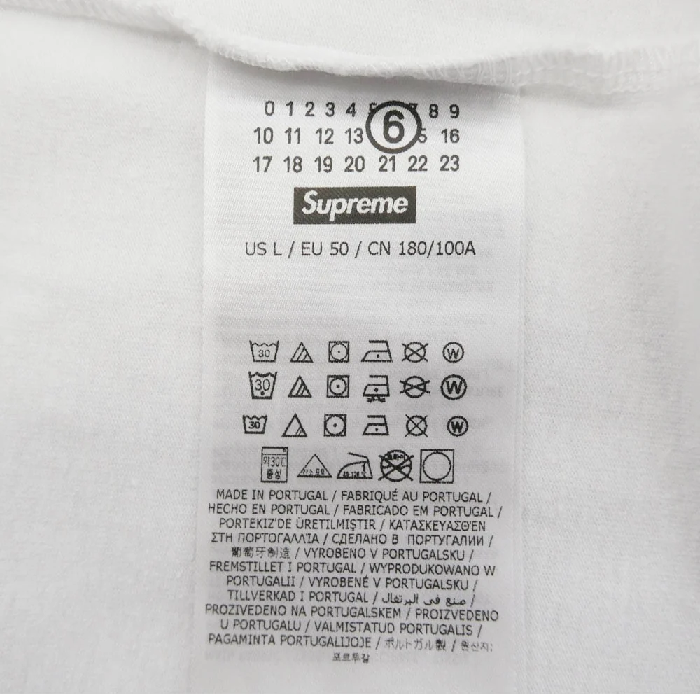 Supreme シュプリーム 24SS Box Logo Tee エムエムシックス ボックス ロゴ オフホワイト系 L【極上美品】【中古】 - Image 5