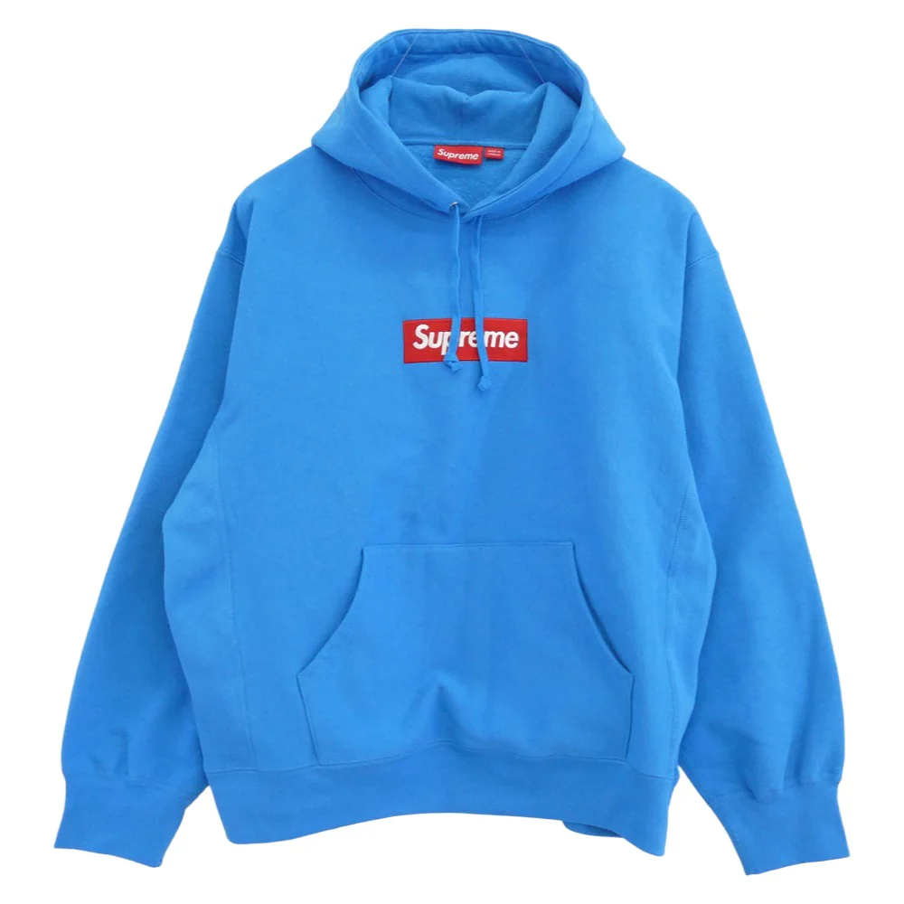 Supreme シュプリーム 25AW Box Logo Hooded Sweatshirt ボックス ロゴ フーデッド スウェット パーカー ディープスカイブルー系 L【極上美品】【中古】