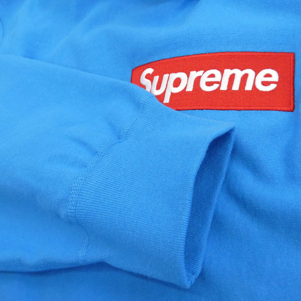 Supreme シュプリーム 25AW Box Logo Hooded Sweatshirt ボックス ロゴ フーデッド スウェット パーカー ディープスカイブルー系 L【極上美品】【中古】 - Image 4