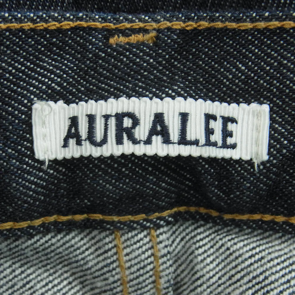 AURALEE オーラリー A00P01DM HARD TWIST DENIM 5P PANTS ハンドツイル デニム パンツ インディゴブルー系 32【中古】 - Image 4