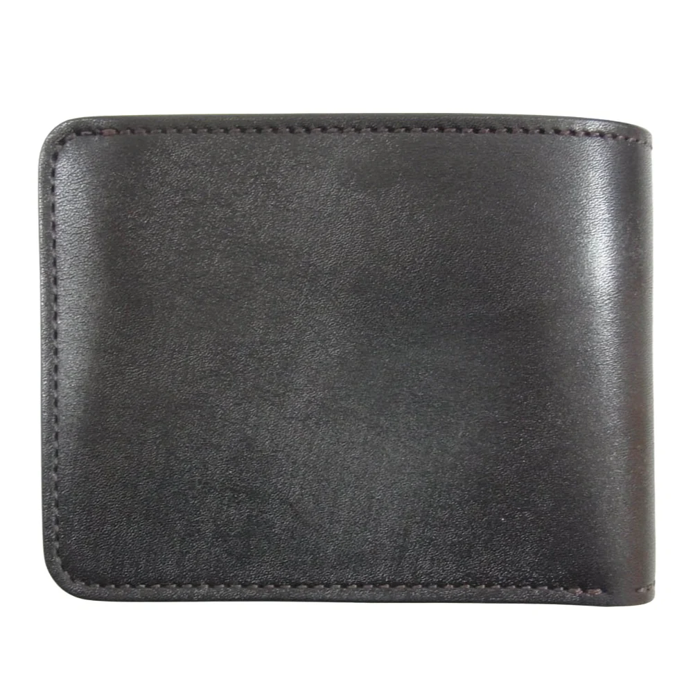 WILDSWANS ワイルドスワンズ wings/fgb/bk WINGS ウィングス フルグレインブライドルレザー 札入れ ウォレット 財布 ブラック系【極上美品】【中古】