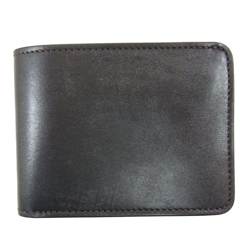 WILDSWANS ワイルドスワンズ wings/fgb/bk WINGS ウィングス フルグレインブライドルレザー 札入れ ウォレット 財布 ブラック系【極上美品】【中古】 - Image 2
