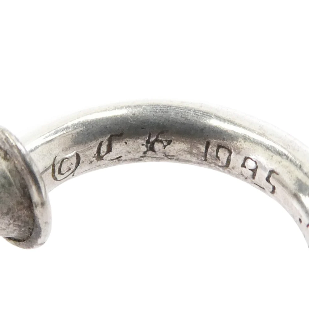 CHROME HEARTS クロムハーツ(原本無) HOOP PLAIN プレーン フープ ピアス シルバー系【中古】 - Image 3