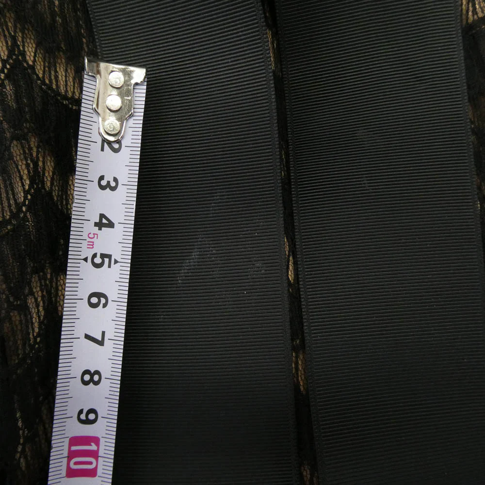 TADASHI SHOJI タダシショージ フレンチスリーブ 総レース ウエストベルト ドレス ワンピース ブラック系 ベージュ系【中古】 - Image 6