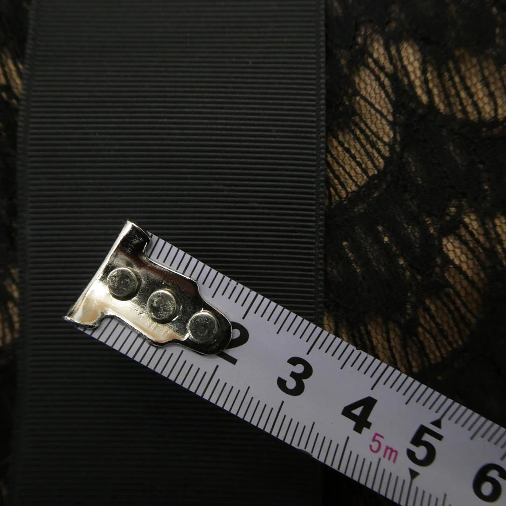 TADASHI SHOJI タダシショージ フレンチスリーブ 総レース ウエストベルト ドレス ワンピース ブラック系 ベージュ系【中古】 - Image 7