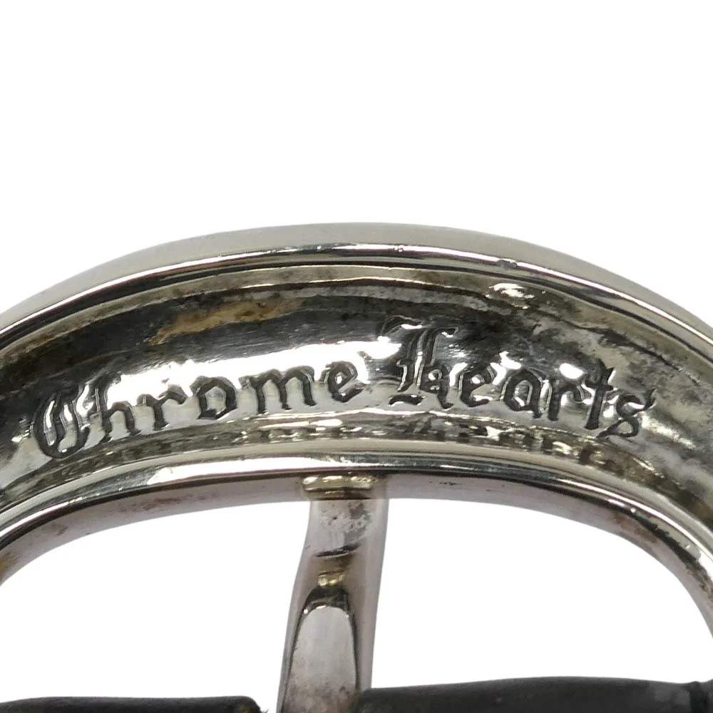CHROME HEARTS クロムハーツ（原本無） BLT GUNSLINGER 1.5 ガンスリンガー バックル レザー ベルト 36インチ ブラック系 36【中古】 - Image 4