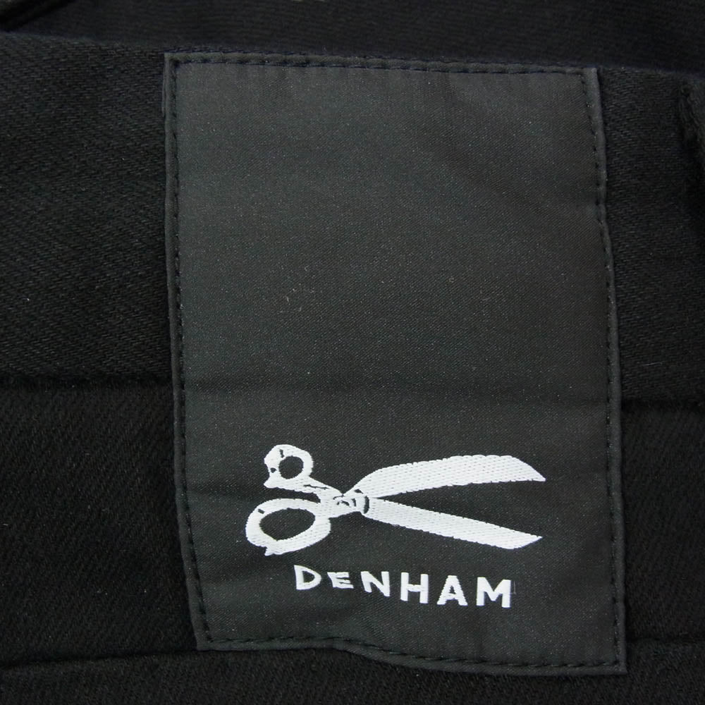DENHAM デンハム 01-21-10-10-040 YORK ヨーク テーパード ブラックデニム パンツ ブラック系 34【中古】 - Image 4