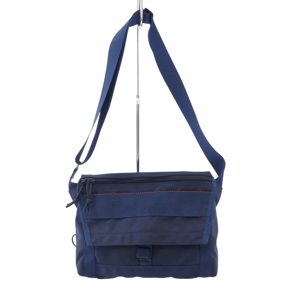 BRIEFING ブリーフィング USA製 BEAMS PLUS FLEET MESSENGER メッセンジャーバッグ ショルダーバッグ ネイビー系【中古】