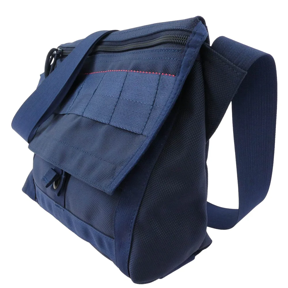 BRIEFING ブリーフィング USA製 BEAMS PLUS FLEET MESSENGER メッセンジャーバッグ ショルダーバッグ ネイビー系【中古】 - Image 4