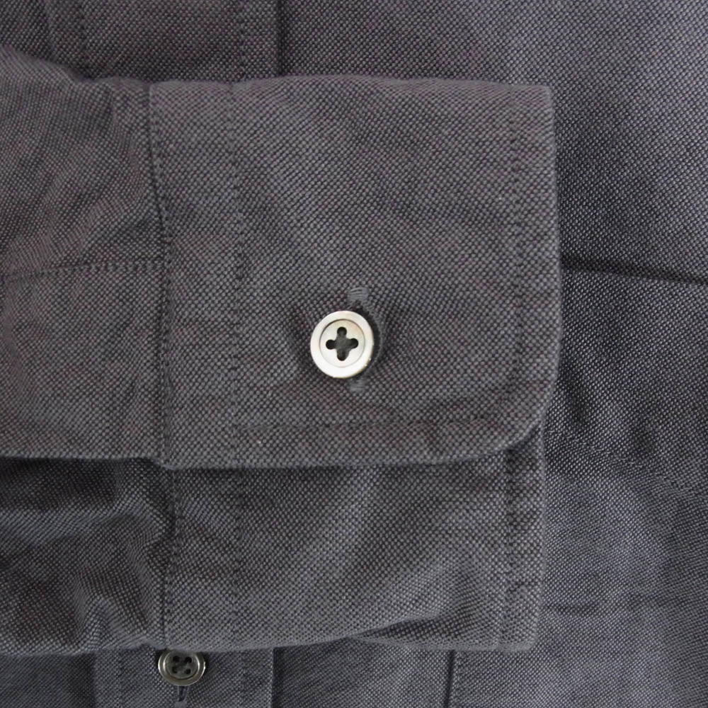 GRAPHPAPER グラフペーパー 22AW GM223-50020B Oxford LS B.D Box Shirt オックスフォード オーバーサイズ ボタンダウン シャツ グレー系 1【中古】 - Image 4
