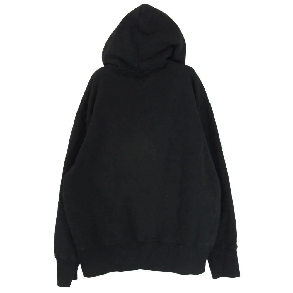 LOOPWHEELER ループウィラー Super Heavy Weight Sweat Pullover Hoodie プルオーバー スウェット パーカー ブラック系 L【中古】 - Image 2
