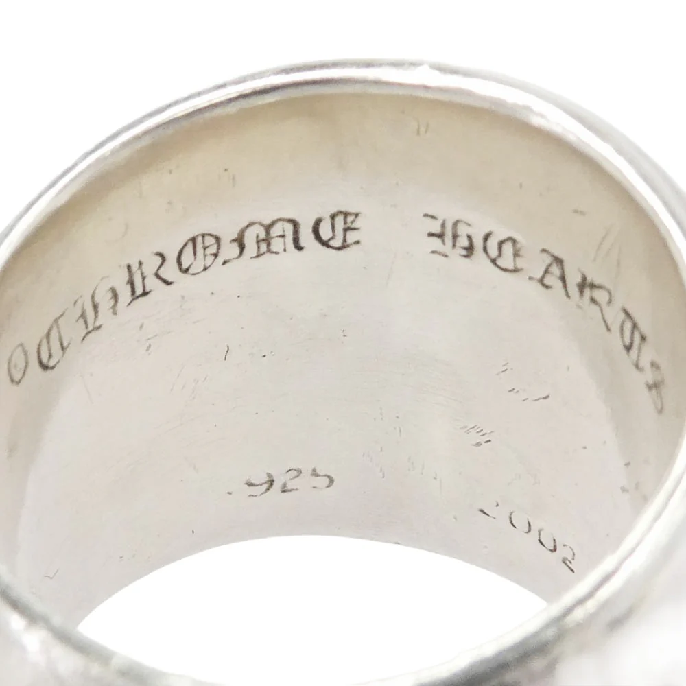 CHROME HEARTS クロムハーツ(原本無) CLSSC OVAL STAR クラシック オーバルスター リング シルバー シルバー系 23.5号【中古】 - Image 4