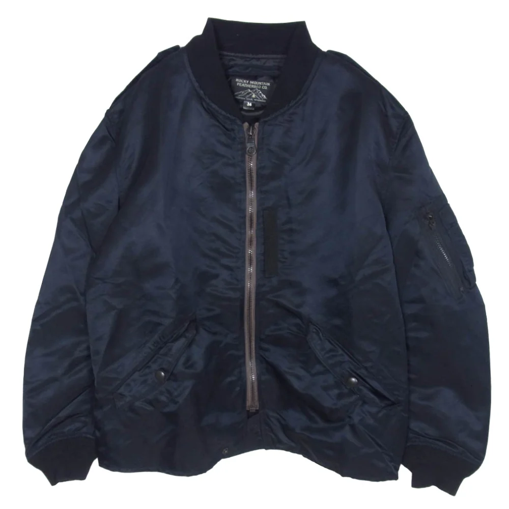 Rocky Mountain FeatherBed ロッキーマウンテンフェザーベッド 250-581-01 RMFB GRAND TETON L-2CA JACKET ボンバージャケット ブルゾン ブラック系 36【中古】