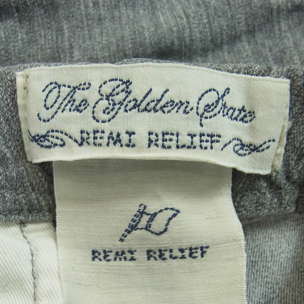 REMI RELIEF レミレリーフ ストレッチ クライミング パンツ コットン 日本製 グレー系 S【中古】 - Image 6