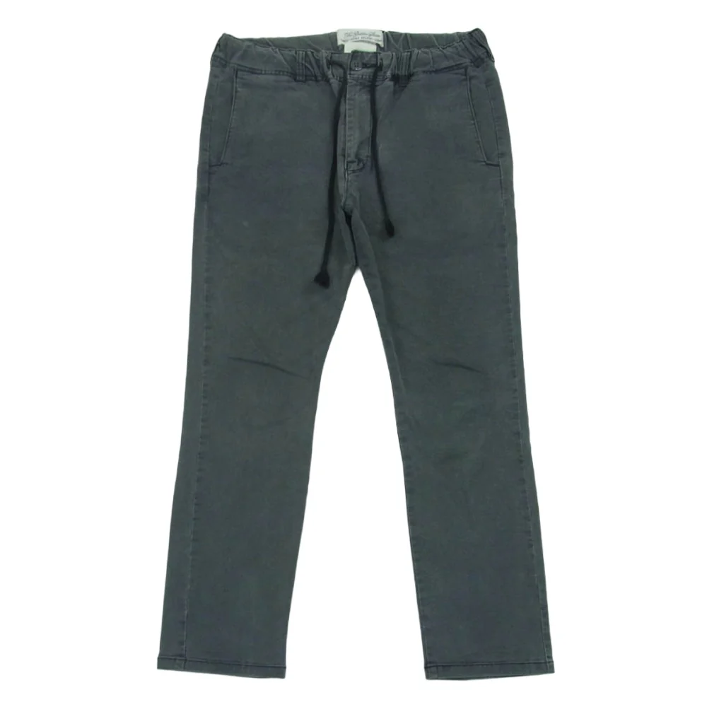 REMI RELIEF レミレリーフ テンセル ストレッチ コットン イージー パンツ 日本製 グレー系 S【中古】