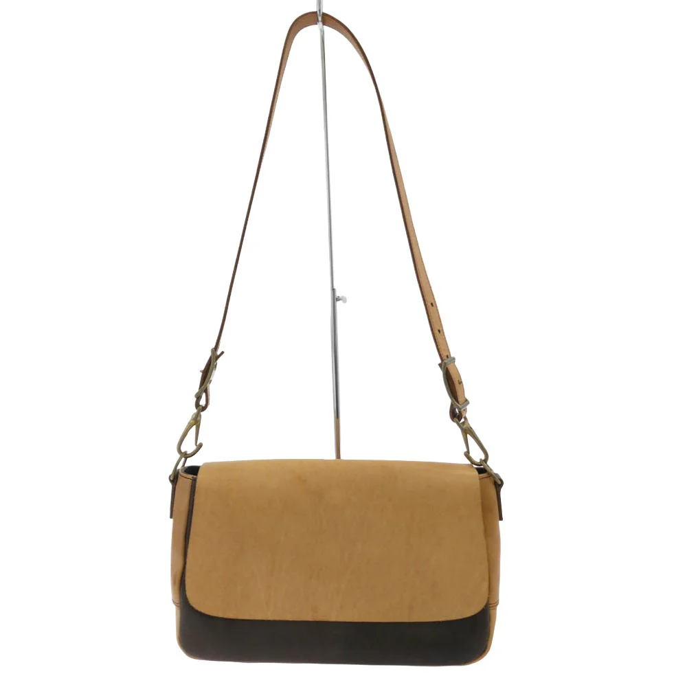 DAPPER'S ダッパーズ Lot1190 Combination Leather Mini Shoulder コンビネーション レザー ミニ ショルダー バッグ ブラウン系【中古】