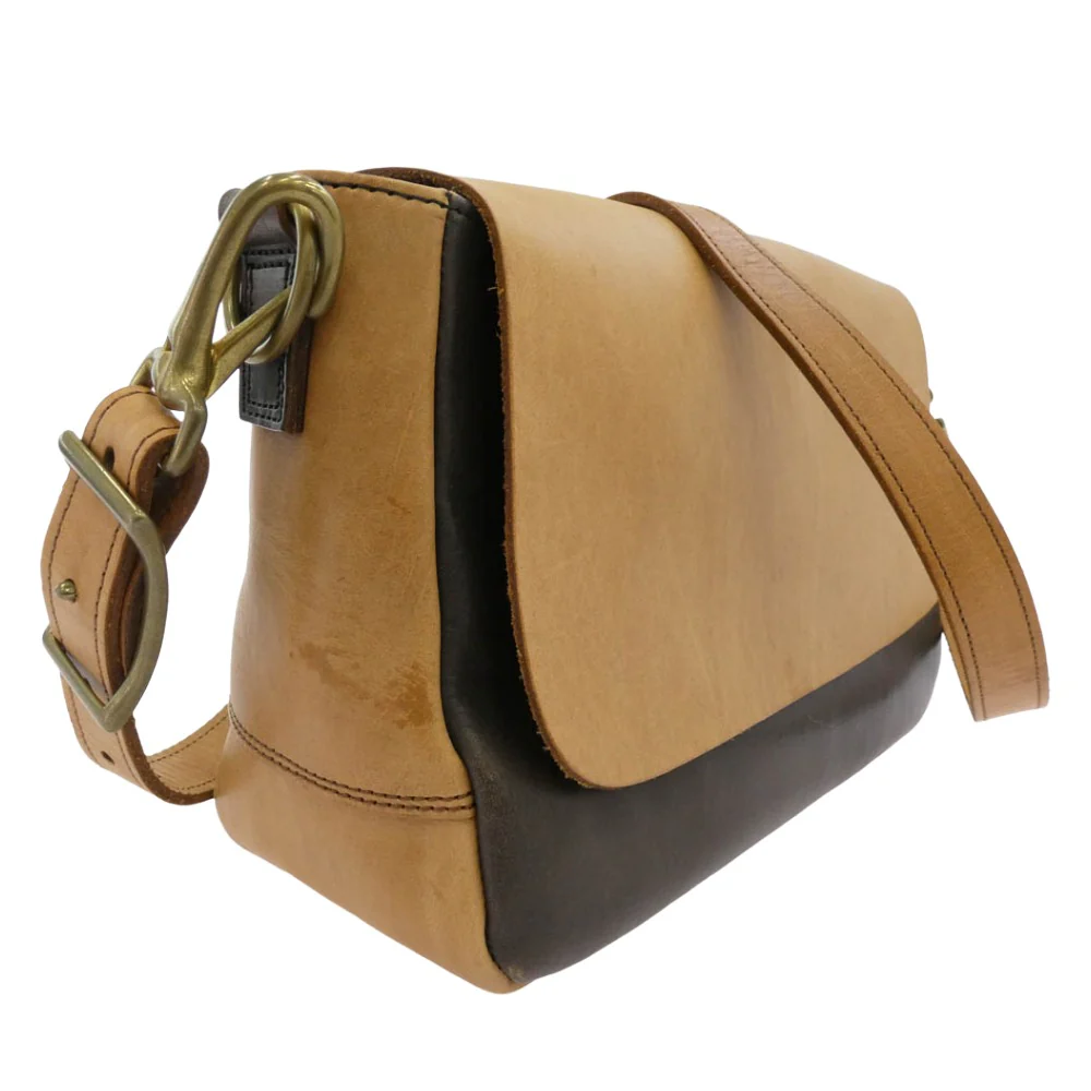 DAPPER'S ダッパーズ Lot1190 Combination Leather Mini Shoulder コンビネーション レザー ミニ ショルダー バッグ ブラウン系【中古】 - Image 3