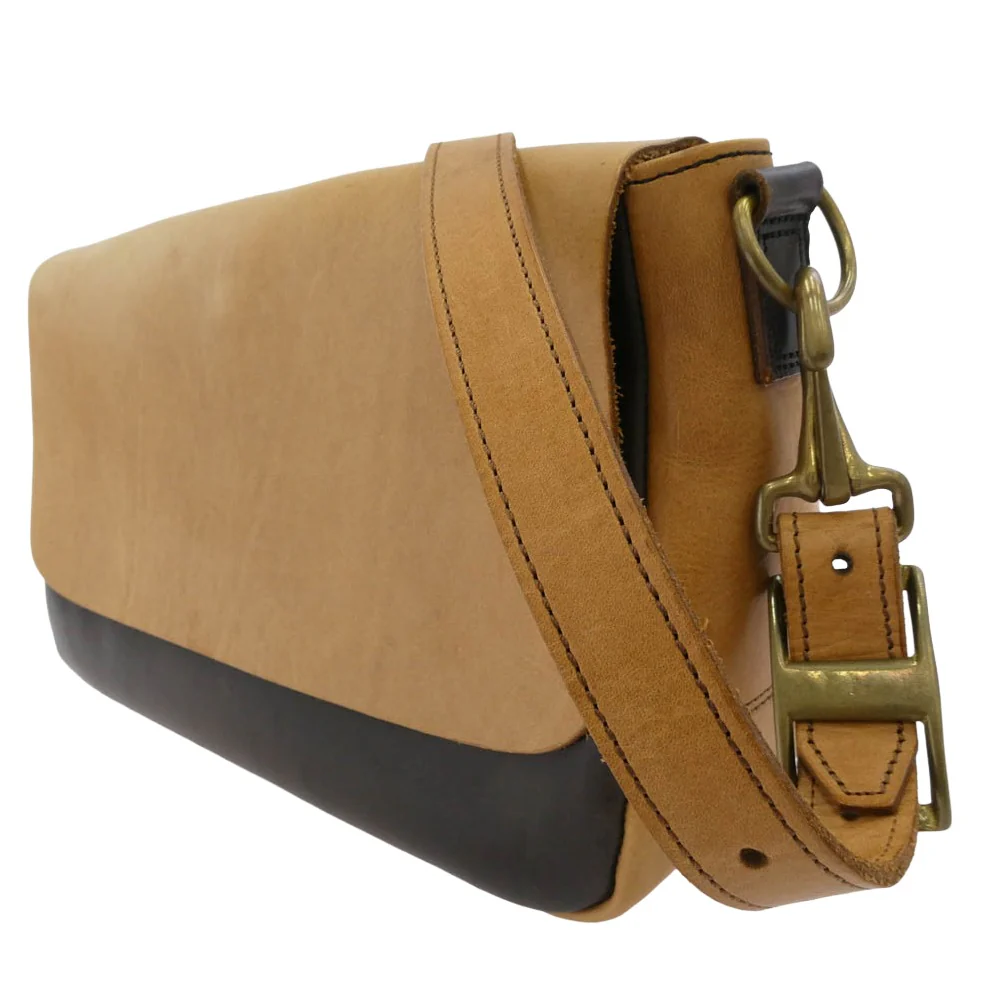 DAPPER'S ダッパーズ Lot1190 Combination Leather Mini Shoulder コンビネーション レザー ミニ ショルダー バッグ ブラウン系【中古】 - Image 4