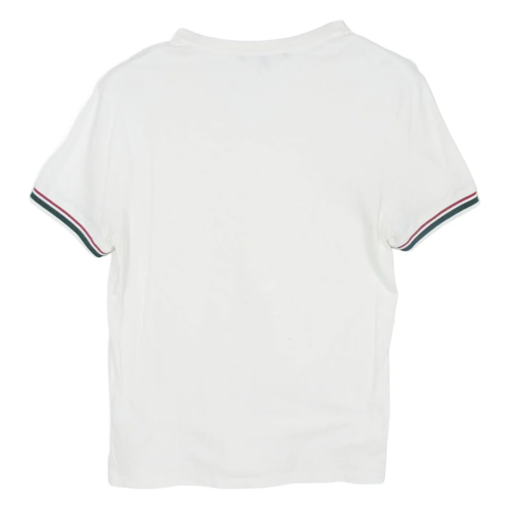 GUCCI グッチ 269121 X3431 シェリーライン コットン vネック Tシャツ 半袖カットソー ホワイト系 S【中古】 - Image 2