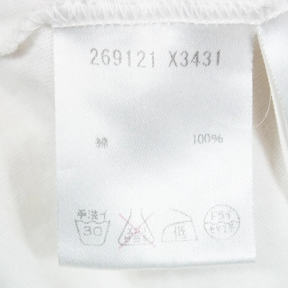 GUCCI グッチ 269121 X3431 シェリーライン コットン vネック Tシャツ 半袖カットソー ホワイト系 S【中古】 - Image 5