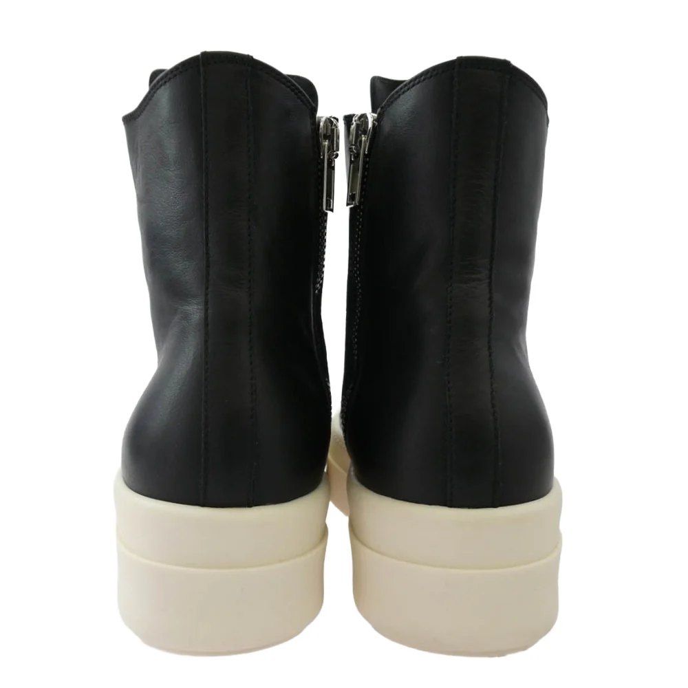 Rick Owens リックオウエンス RU01E5859-LCO MEGA BUMPER SNEAKS メガバンパー スニーカーズ ラモーンズ ブラック系 オフホワイト系 42【美品】【中古】 - Image 3