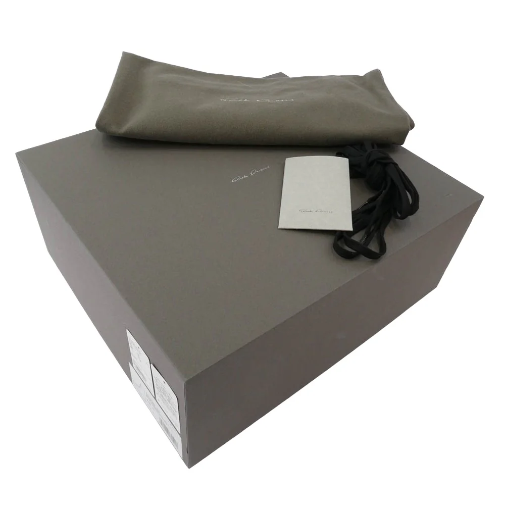Rick Owens リックオウエンス RU01E5859-LCO MEGA BUMPER SNEAKS メガバンパー スニーカーズ ラモーンズ ブラック系 オフホワイト系 42【美品】【中古】 - Image 9