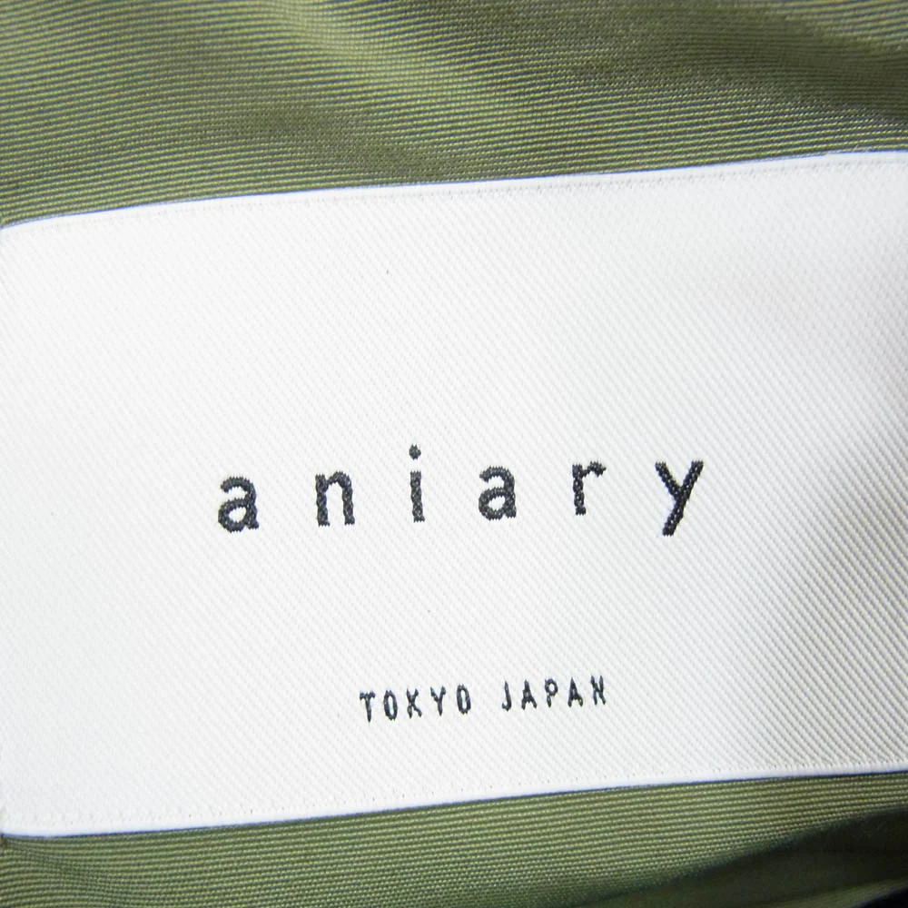 aniary アニアリ クロッシングレザー ミニトート トート バッグ ブラック系【極上美品】【中古】 - Image 5
