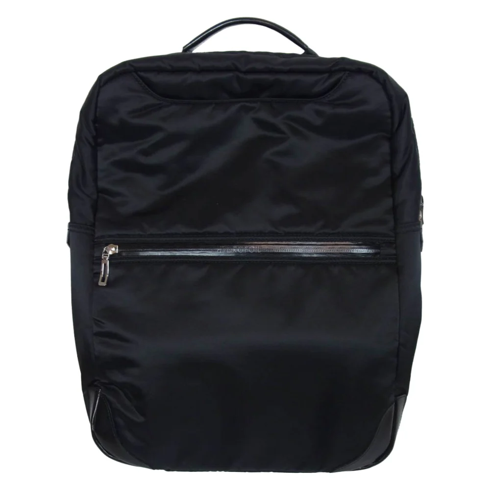 PELLE MORBIDA ペッレモルビダ HYDROFOIL ハイドロフォイル バックパック ビジネス リュック ブラック系【中古】