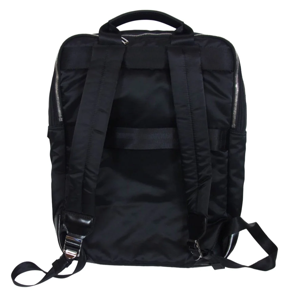 PELLE MORBIDA ペッレモルビダ HYDROFOIL ハイドロフォイル バックパック ビジネス リュック ブラック系【中古】 - Image 2