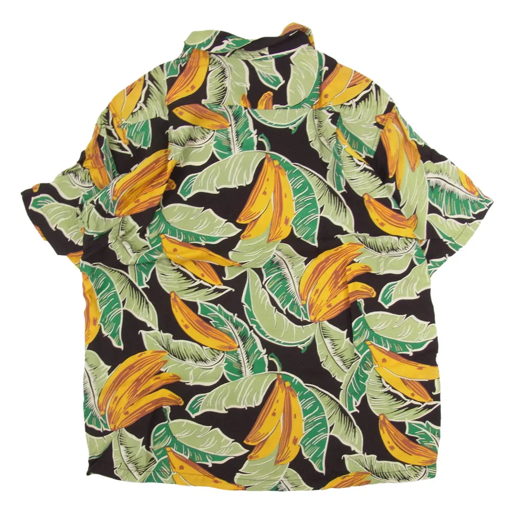 SUN SURF サンサーフ SS33865 ISLAND BANANA アイランドバナナ アロハ ハワイアン 半袖 シャツ ブラック系 M【中古】 - Image 2